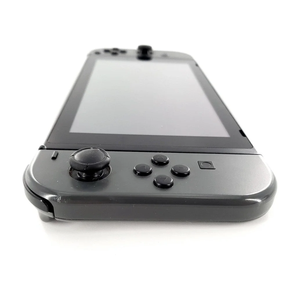 Nintendo Switch Console w/ Gray Joy-cons & 64GB Card No Charger Tested **READ**